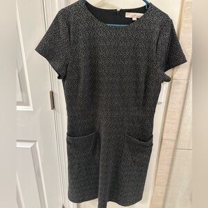 LOFT - Size 14 -  Black Tailored dress